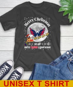 Washington Capitals Merry Christmas To All And To Capitals A Good Season NHL Hockey Sports T-Shirt
