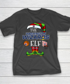 Washington Wizards Christmas ELF Funny NBA T-Shirt