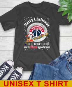 Washington Wizards Merry Christmas To All And To Wizards A Good Season NBA Basketball Sports T-Shirt