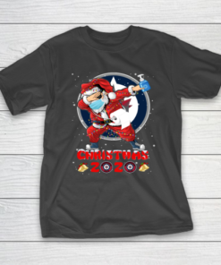 Winnipeg Jets Funny Santa Claus Dabbing Christmas 2020 NHL T-Shirt Winnipeg Jets Funny Santa Claus Dabbing Christmas 2020 NHL T-Shirt
