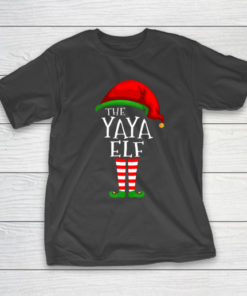 Yaya Elf Family Matching Group Christmas Gift Funny T-Shirt Yaya Elf Family Matching Group Christmas Gift Funny T-Shirt