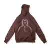Young Thug sp5der 555555 Hoodie Brown  Get Upto 30 OFF