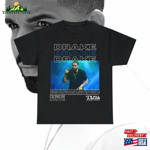 Drake Shirt It’s All A Blur Tour Fan 2023 T Classic T-Shirt