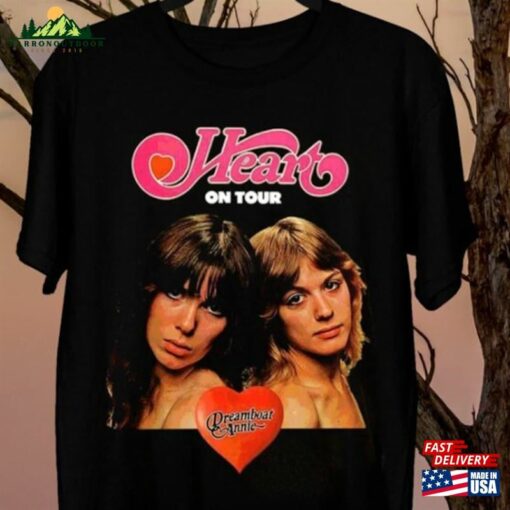 Dreamboat Annie Heart Band Retro Tee Gift Unisex Fans Shirt Merch Hoodie