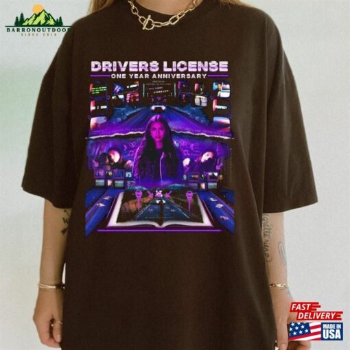 Drivers License T Shirt Vampire 90S Retro Graphic T-Shirt Hoodie Unisex