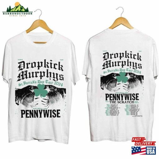 Dropkick Murphys St Patrick’S Day Tour 2024 Shirt Band Hoodie Unisex