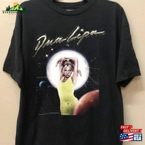 Dua Lipa Moon Future Nostalgia Shirt Dance The Night 90S Graphic Tee Classic Hoodie