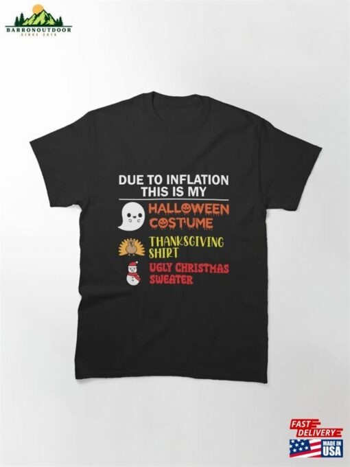 Due To Inflation This Is My Christmas Design Gifts Hoodie Classic