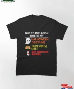 Due To Inflation This Is My Christmas Design Gifts Hoodie Sweatshirt