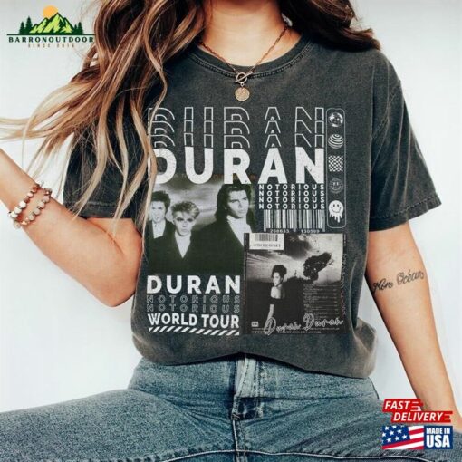 Duran Music Shirt V1 Sweatshirt Y2k Merch Vintage North American Tour 2023 Album Notorious Unisex 90S Hoodie L2504m T-Shirt