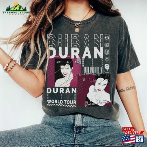 Duran Music Shirt V1 Sweatshirt Y2k Merch Vintage North American Tour 2023 Album Rio Unisex 90S Hoodie L2504m Classic