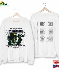 Dying Fetus Fall Us Tour 2023 Shirt Band Fan Concert Classic Sweatshirt