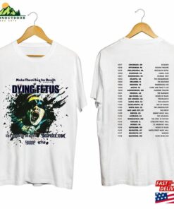 Dying Fetus Fall Us Tour 2023 Shirt Band Fan Concert T-Shirt Sweatshirt