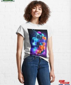 Dynamic Set Of Multicolored Squares Classic T-Shirt