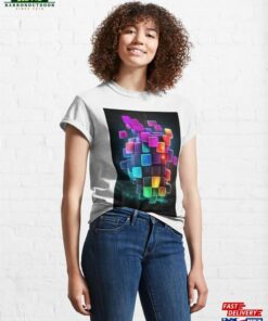 Dynamic Set Of Multicolored Squares Classic T-Shirt Hoodie