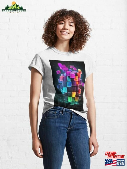 Dynamic Set Of Multicolored Squares Classic T-Shirt Hoodie