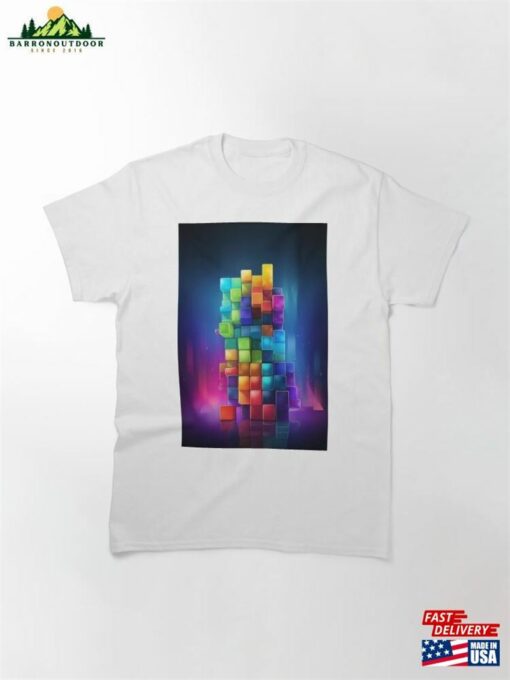 Dynamic Set Of Multicolored Squares Classic T-Shirt Hoodie Sweatshirt