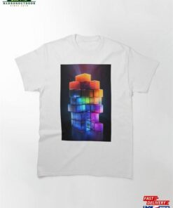 Dynamic Set Of Multicolored Squares Classic T-Shirt Hoodie Unisex