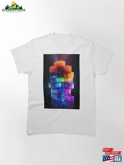 Dynamic Set Of Multicolored Squares Classic T-Shirt Hoodie Unisex