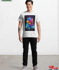 Dynamic Set Of Multicolored Squares Classic T-Shirt Sweatshirt