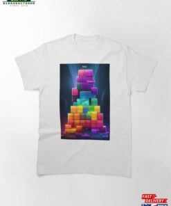 Dynamic Set Of Multicolored Squares Classic T-Shirt Sweatshirt Hoodie