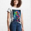 Dynamic Set Of Multicolored Squares Classic T-Shirt Unisex