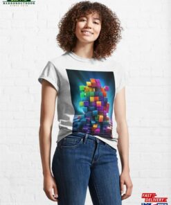 Dynamic Set Of Multicolored Squares Classic T-Shirt Unisex Dynamic Set Of Multicolored Squares Classic T-Shirt Unisex