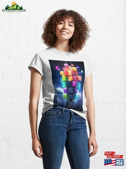 Dynamic Set Of Multicolored Squares Classic T-Shirt Unisex Sweatshirt