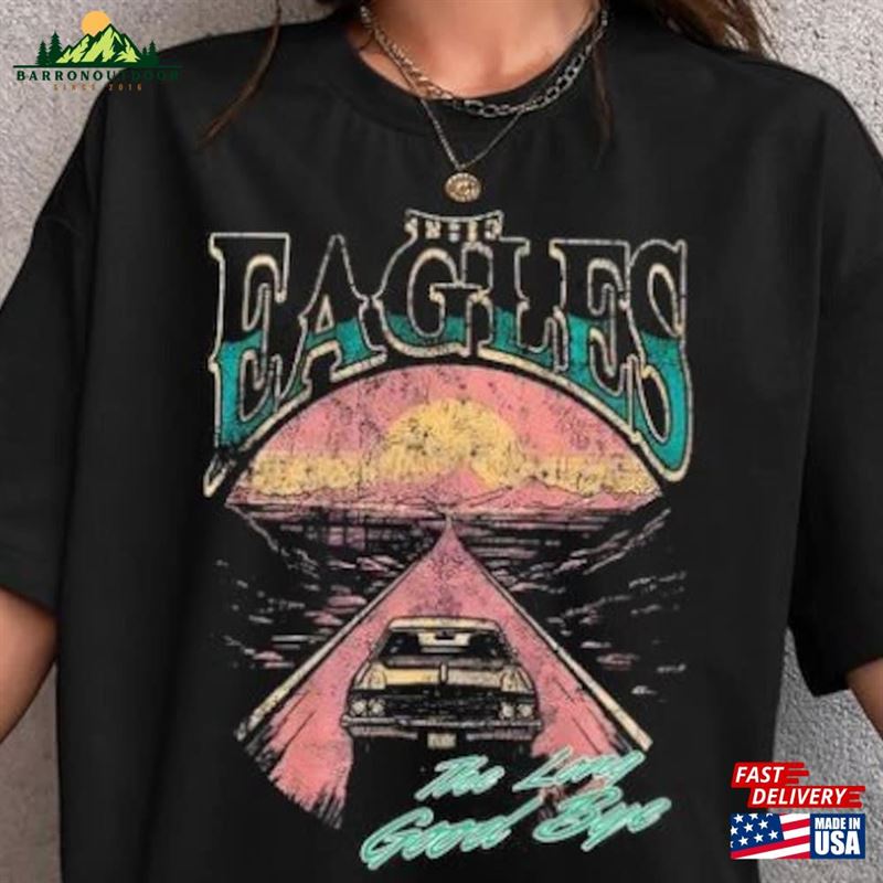 Eagles Band Tour 2023 2 Sides Shirt The Long Goodbye Finals Sweatshirt Hoodie Eagles Band Tour 2023 2 Sides Shirt The Long Goodbye Finals Sweatshirt Hoodie