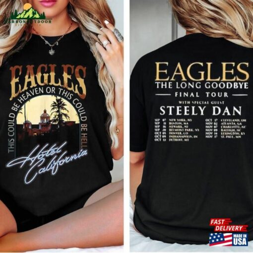 Eagles Band Tour 2023 Shirt The Long Goodbye Sweatshirt Hoodie Classic