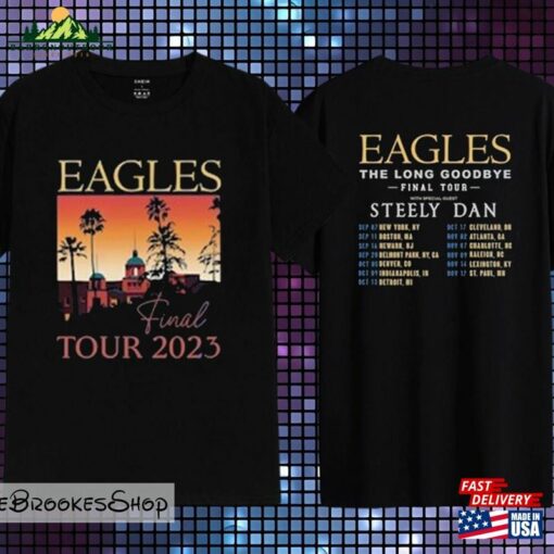 Eagles Final Tour 2023 Shirt Rock Gift For Fan Music Classic T-Shirt