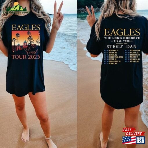 Eagles Final Tour 2023 Shirt Rock Gift For Fan Music Unisex T-Shirt