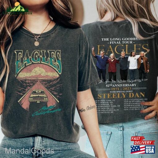 Eagles Finals Tour Music Shirt The Long Goodbye 2023 Band Concert Sweatshirt Hoodie