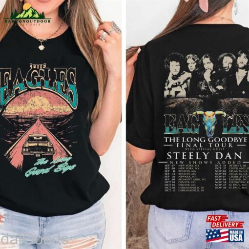 Eagles Finals Tour Music Shirt The Long Goodbye 2023 Band Concert T-Shirt Hoodie