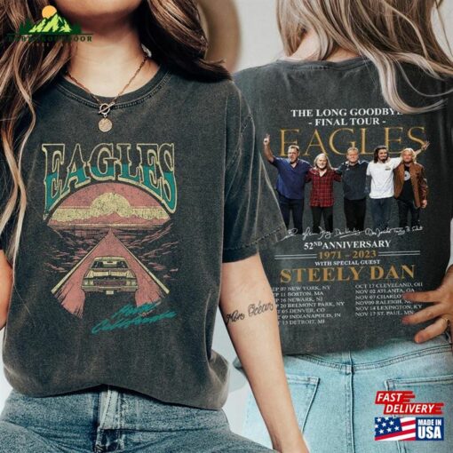 Eagles Finals Tour Music Shirt The Long Goodbye 2023 T-Shirt Sweatshirt