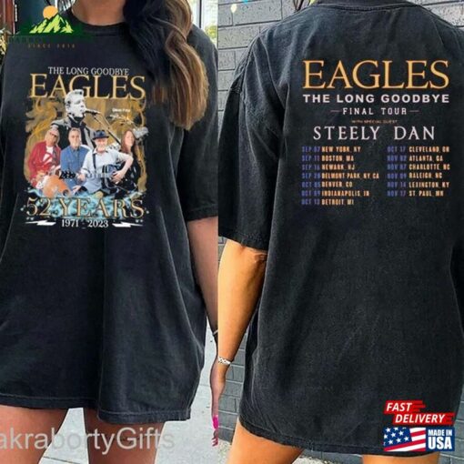 Eagles Rock Band Tour 2023 Shirt The Long Goodbye Tshirt Finals Unisex Sweatshirt