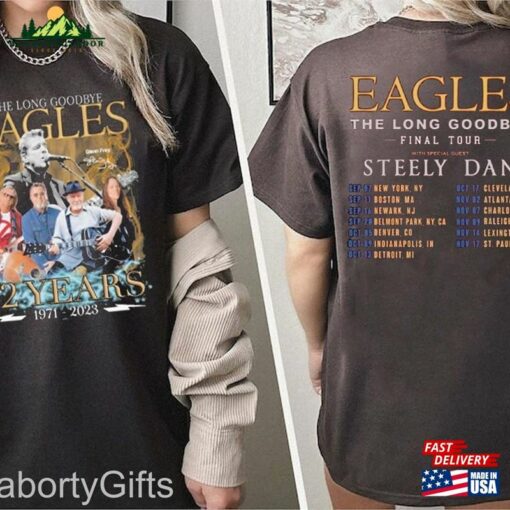 Eagles Rock Band Tour 2023 Shirt The Long Goodbye Tshirt Finals Unisex Sweatshirt