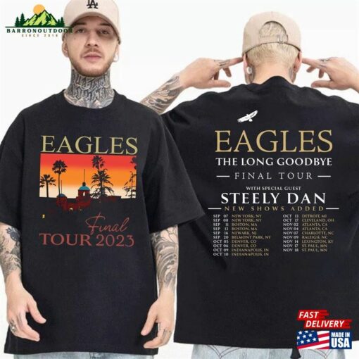 Eagles Shirt Band Merchandise Tour 2023 The Long Goodbye Final 52Nd Anniversary 1971 Hoodie T-Shirt