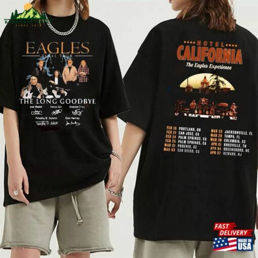 Eagles Shirt Retro Tee The Long Goodbye Tour 2023 Sweatshirt Classic