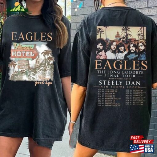 Eagles The Long Goodbye 2024 Tour Shirt California Concert T-Shirt Music 2023 Sweatshirt Classic