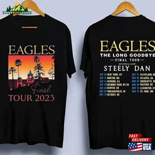 Eagles The Long Goodbye Tour 2023 Rock Band T-Shirt For True Music Fans Finals Shirt Unisex Sweatshirt