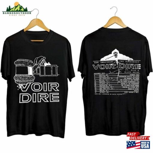 Earl Sweatshirt And The Alchemist Voir Dire Tour 2023 Shirt Fan T-Shirt Hoodie