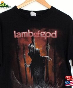 Early 2000S Lamb Of God Heavy Metal Vintage Graphic Band Tee Shirt Hoodie Classic Early 2000S Lamb Of God Heavy Metal Vintage Graphic Band Tee Shirt Hoodie Classic