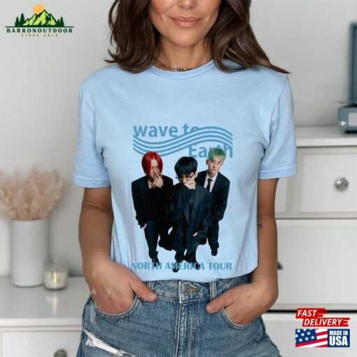 Earth Us Tour T-Shirt Korean Band Shirt Wave To K Classic