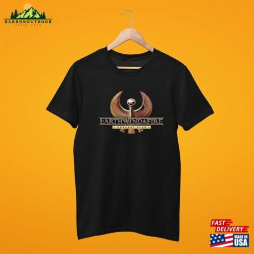 Earth Wind And Fire Band Concert Club Black Tee Shirt Size S 3Xl Unisex Best Gift Birthday Sweatshirt