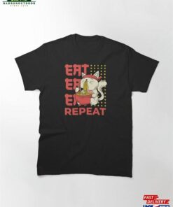 Eat Repeat Kawai Artwork Classic T-Shirt Sweatshirt