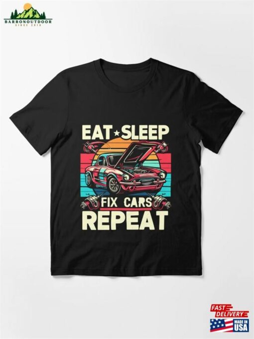 Eat Sleep Fix Cars Repeat Essential T-Shirt Classic Hoodie