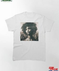 Ebony Inspired Art Black City Power Hair 02 Classic T-Shirt Sweatshirt