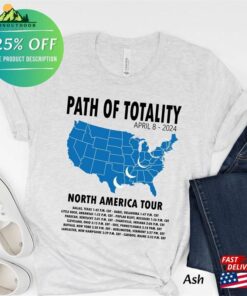 Eclipse 2024 Collection Path Of Totality North America Tour Classic T-Shirt