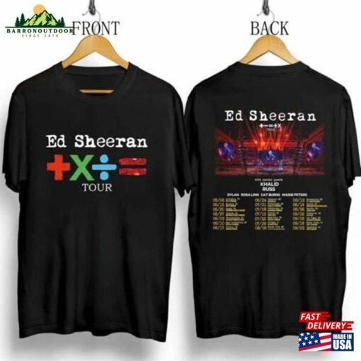 Ed Sheeran 2023 Tour Shirt Concert Tee Unisex Sweatshirt